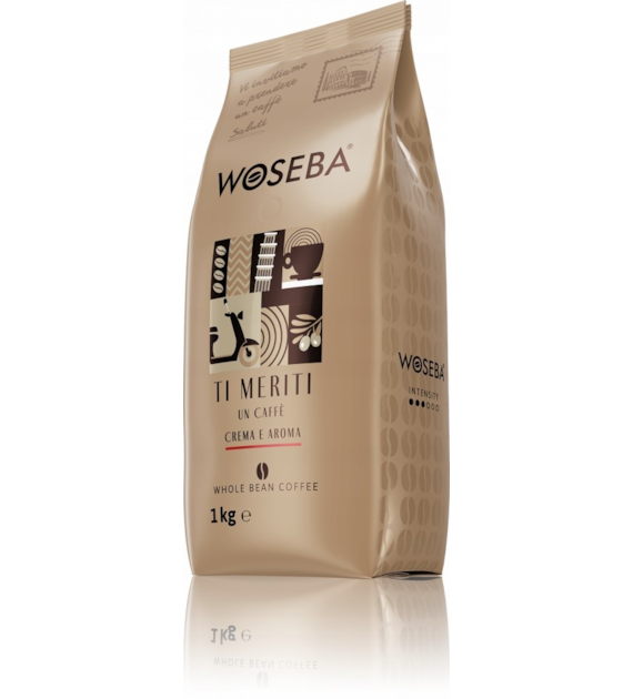 Kawa Ziarnista Woseba 1Kg Ti Merti Crema E Aroma