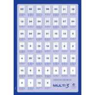 Etykiety Samoprzylepne Multi 3 A4 105x57 opk. 100 szt.(10) AP4724