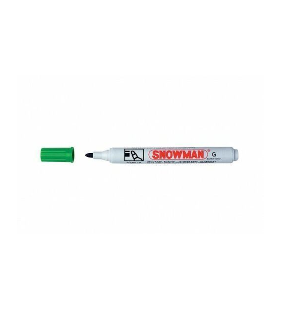 Marker Permanentny G-12 Okrągły Snowman Zielony