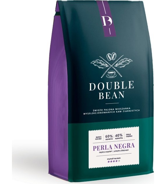 Kawa Ziarnista Double Bean 1KG Perla Negra