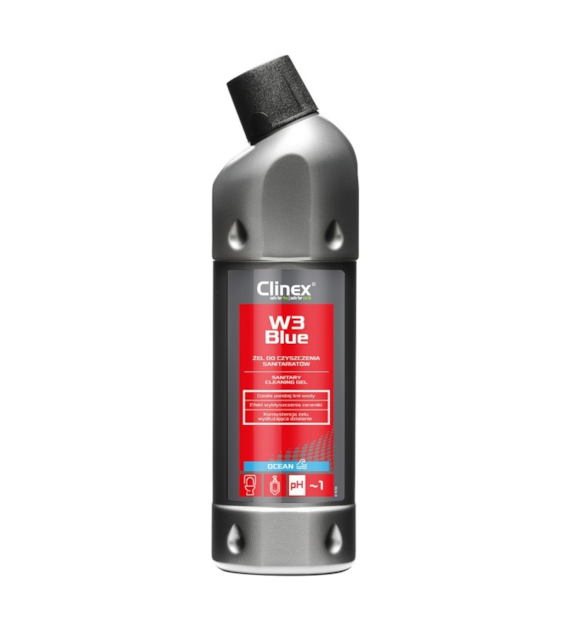 Płyn Do WC W3 W Żelu Blue 1l Clinex