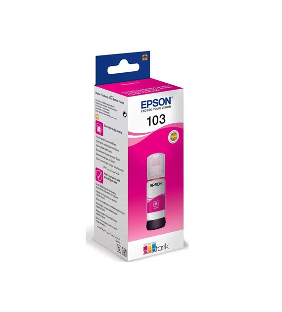 Tusz O Epson 103 C13T00S34A Magenta 65ml Eco Tank L3151,3150,3111,3110