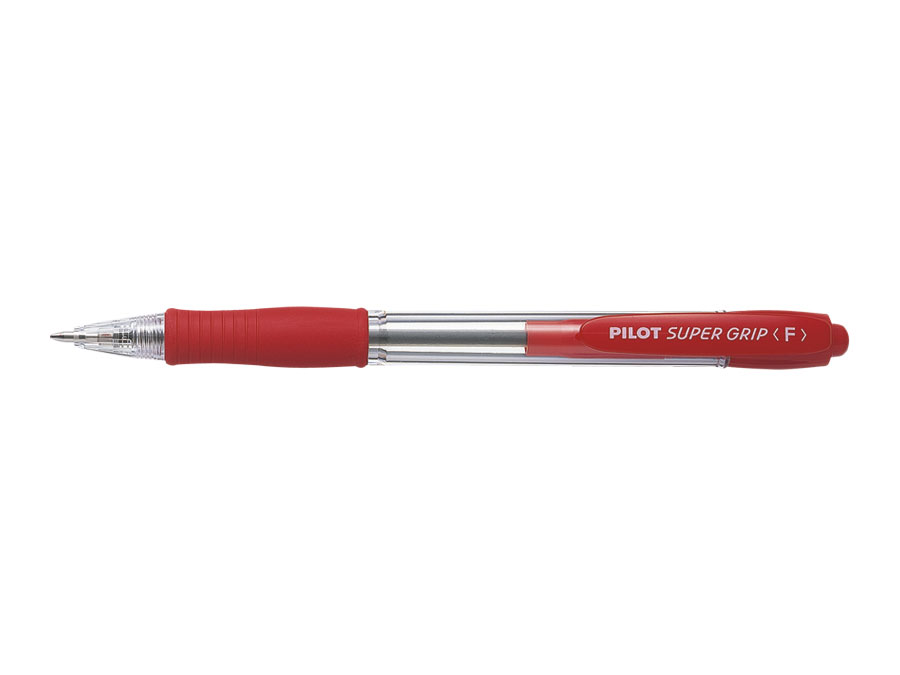 Długopis Automatyczny Super Grip czerwony BpGp10R-F-R Pilot