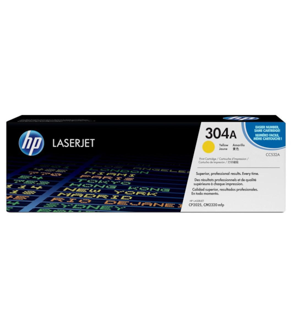Toner O HP CC532A żółty 2800s 304A HP Color LaserJet CP2025 CM2320