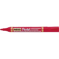 Marker Pentel Czerwony Okrągły N850