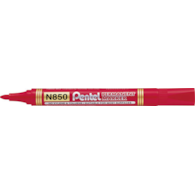 Marker Pentel Czerwony Okrągły N850