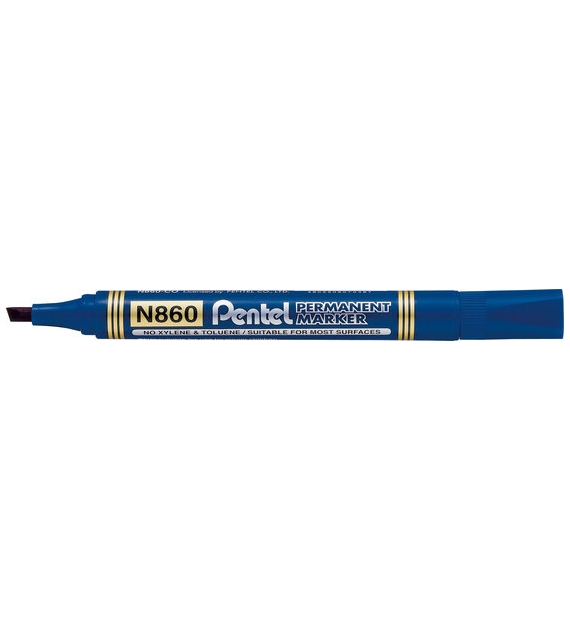 Marker Pentel Niebieski Ścięty N860