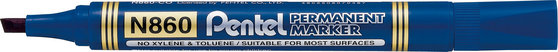 Marker Pentel Niebieski Ścięty N860
