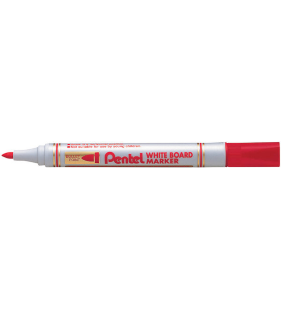Marker Pentel suchościeralny MW85 czerwony