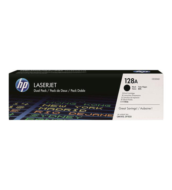 Toner O HP 128A CE320A Czarny 2000s HP LASERJET PRO CM1415FN CM1415FNW CP1525 CP1525N CP1525NW