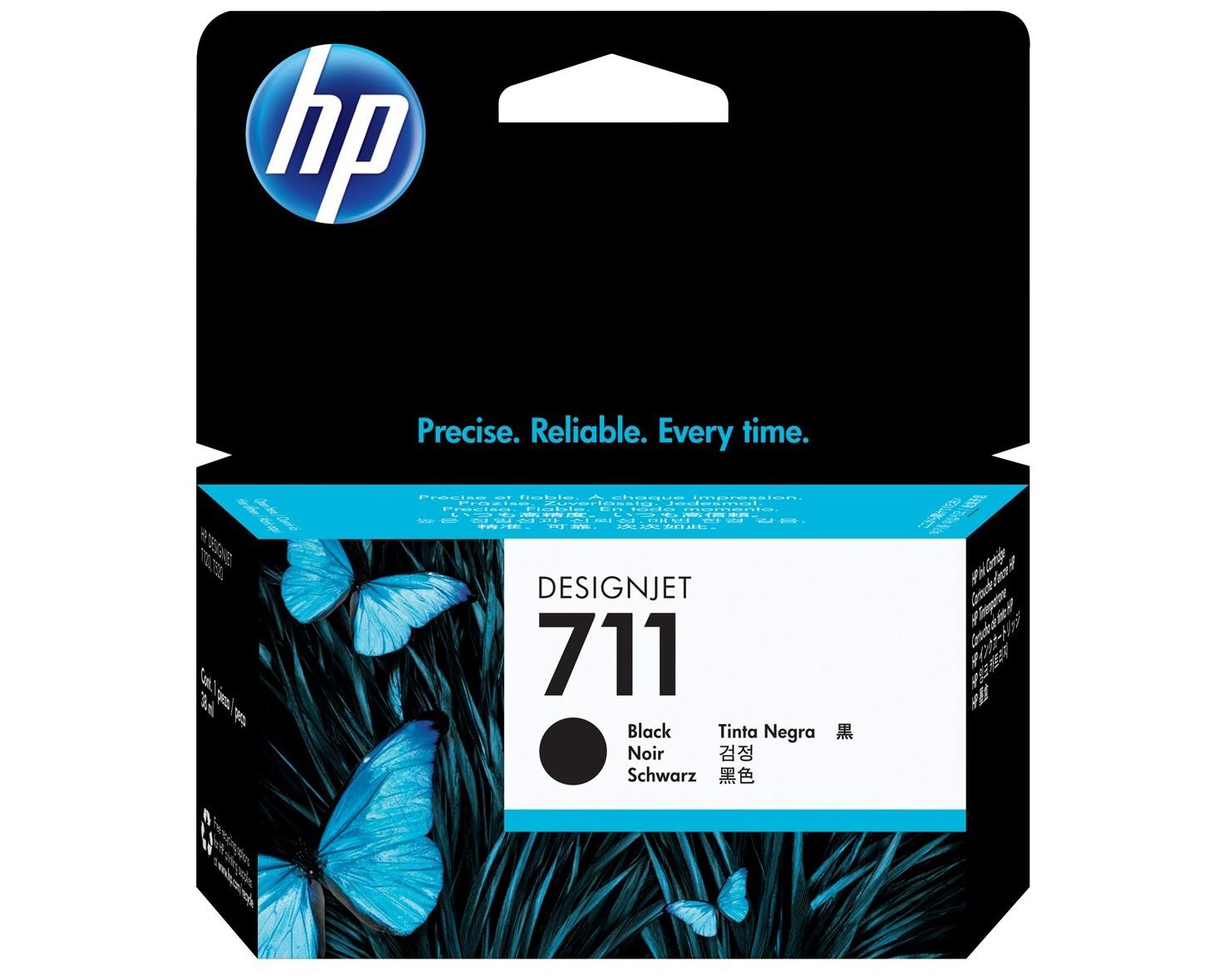 Tusz O HP 711 CZ129A Czarny 38ml T120 T520