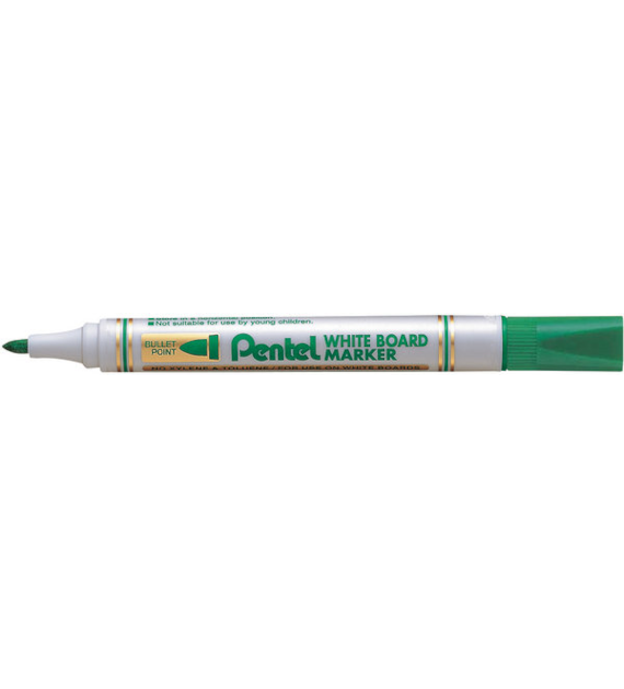 Marker Pentel suchościeralny MW85 zielony