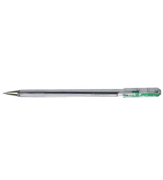 Długopis ze Skuwką SuperB BK77 Zielony Pentel