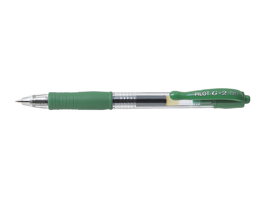 Długopis Automatyczny Żelowy G-2 Zielony BL-G2-5-L Pilot