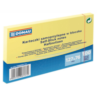 Bloczek Samoprzylepny 127x76mm 100k żółty Donau