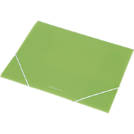 Teczka Na Gumkę A4 Plastikowa Transparentna EX4302 Zielona Focus