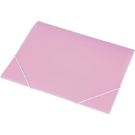Teczka na gumkę A4 plastikowa transp. EX4302 różowa Focus