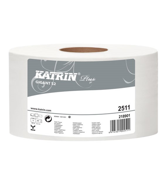 Papier Toaletowy Big Rola Super Biały Celuloza 2w Opk.12szt. 93649  Katrin