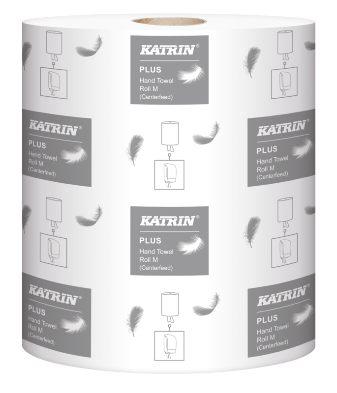 Ręcznik Papierowy W Roli Midi Plus Super Biały M 2w 150m 97531 opk 6szt Katrin