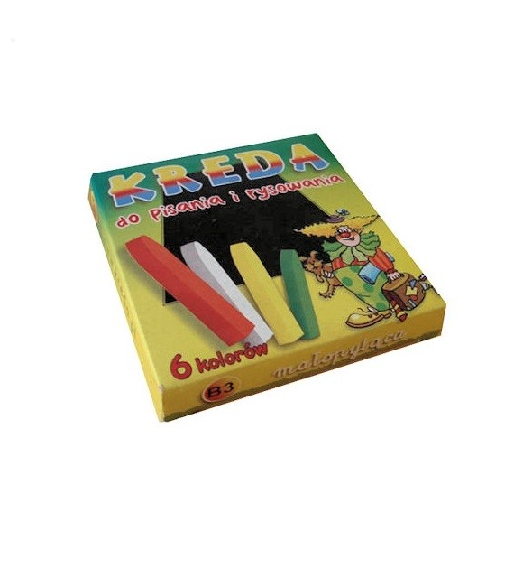 Kreda Kolorowa 6kol  B3 Mar-Bor