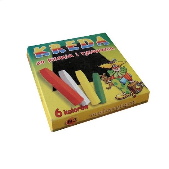 Kreda Kolorowa 6kol  B3 Mar-Bor