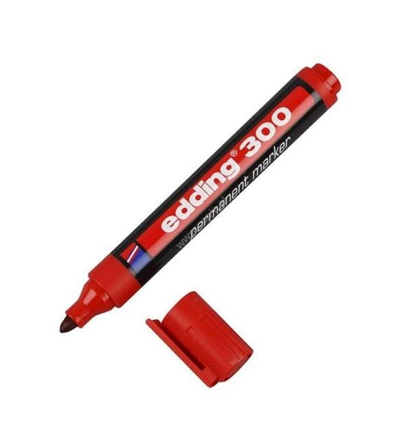 Marker Edding 300 Permanentny Czerwony