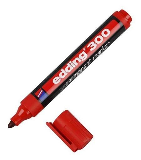 Marker Edding 300 Permanentny Czerwony