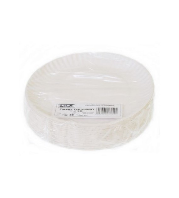 Talerz tekturowy Q18 opk. 100szt Barbara