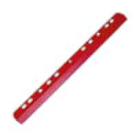 Listwy Wsuwane Z Europerforacja 60k 6mmx29.7cm op10szt Czerwone Donau