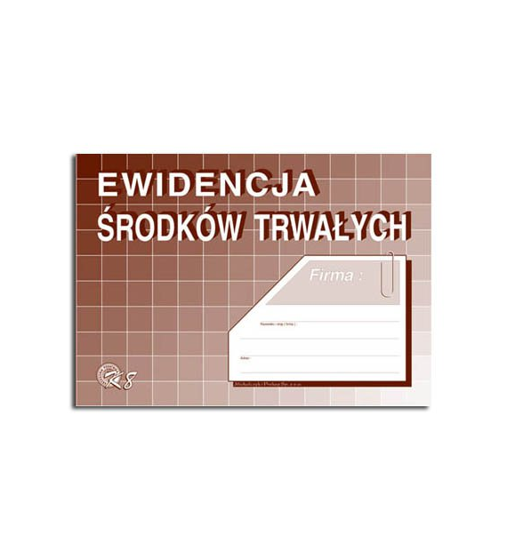 Druk Ewidencja środków trwałych K08 Michalczyk A5